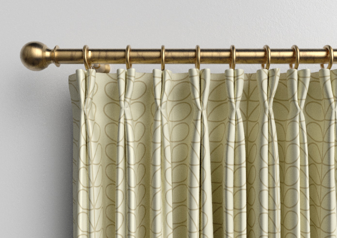 Orla Kiely Linear Stem, Natural - Made to Measure Curtains - Image 10